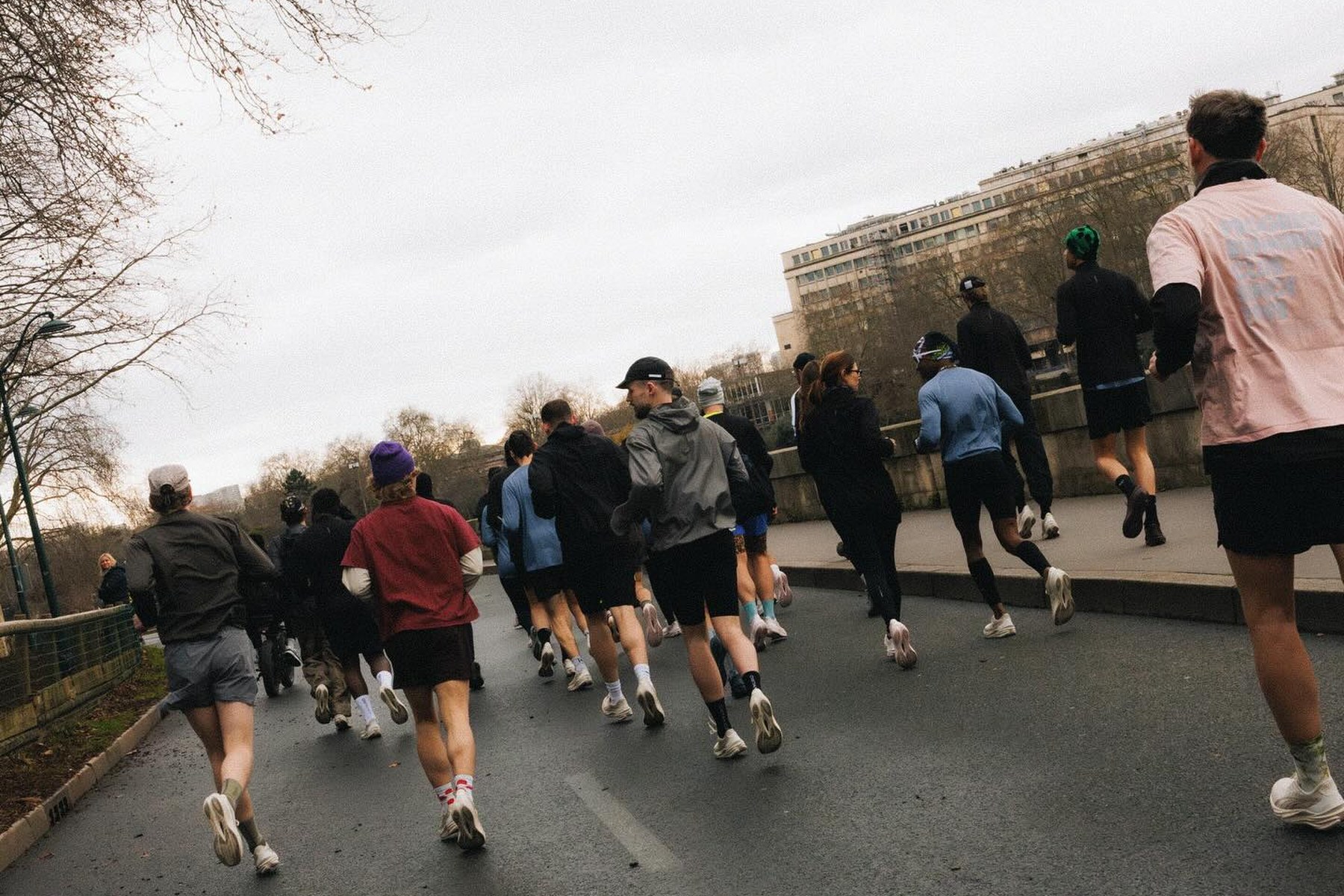 PUMA morning run through the Marais, Paris.